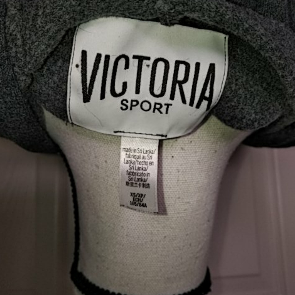 Victoria Secret Sport Grey Hoodie Full Zip XS - Picture 5 of 5